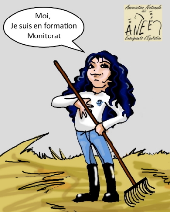 formation des élèves-moniteurs d'équitation